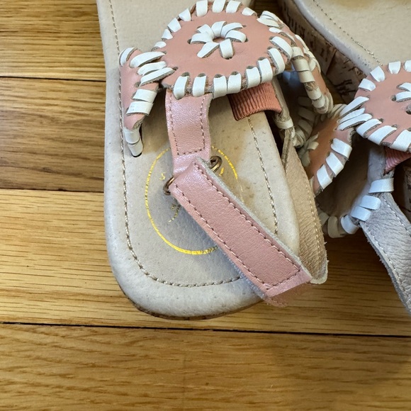 Jack Rodger’s Miss Luccia Pink Wedge Sandals size 4 - Picture 5 of 6